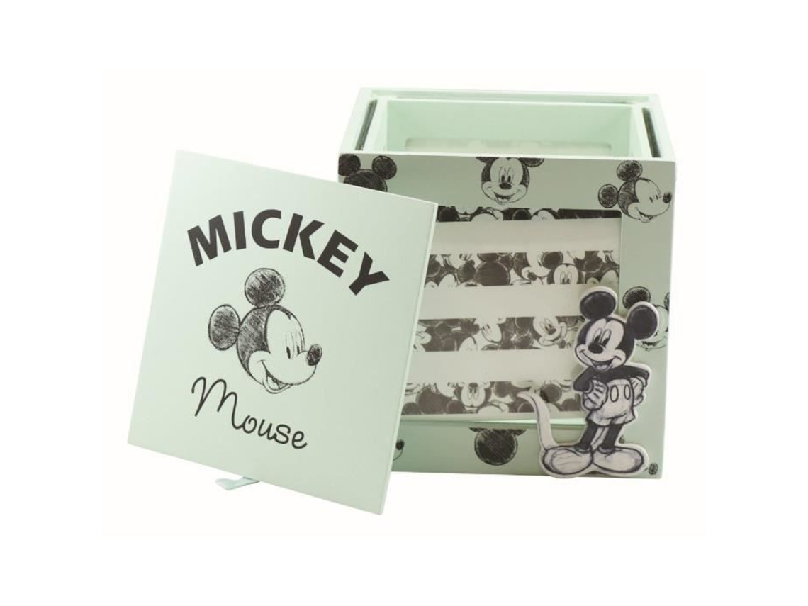 Caixa com moldura do Mickey Mouse - NORTHSTAR - Caixa com moldura - Verde - Adulto - Unissex