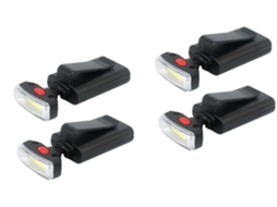 Clip Light Led BISBISOUS F-01 4 Pcs Bateria Night Light Preto VIGA EUROPE