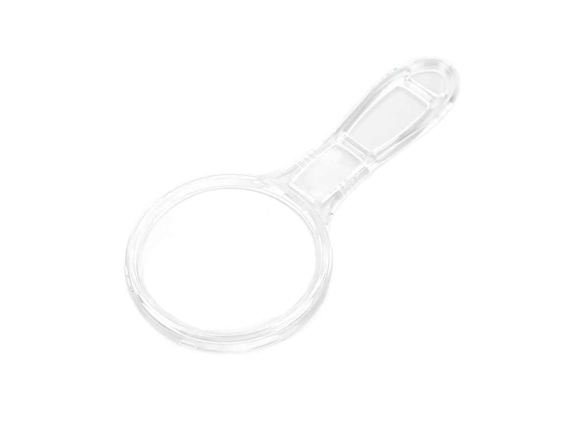 Laxiscreed Lupa Mini Transparente, Portátil E Durável Para Uso Diário