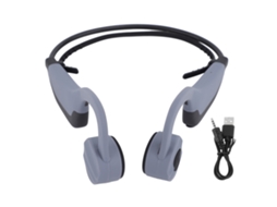 Fones de Ouvido Bone Conduction Ipx8 Sem Fio Resistente À Água Cinza