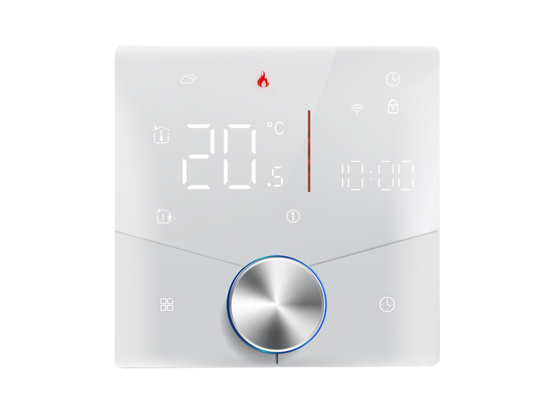 Termostato Inteligente Wifi Tuya Controle de Voz e Luz | S/MARCA