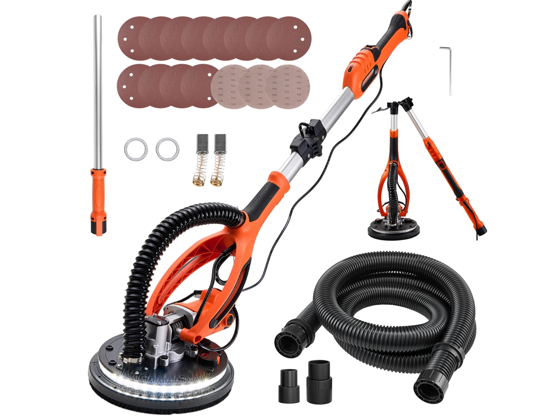 Vevor Lixadeira De Parede E Teto 850 W 5 Velocidades Para Gotele, Concreto E Gesso