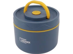 Lancheira Bento - Caixa De Almoço 550 Ml - Concha De Alimentos Redonda - Estável - Projeto Intransmissível - Aço Inoxidável - Excelentes Desempenhos D