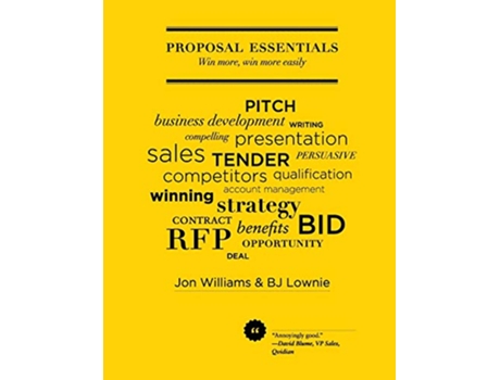 Livro Proposal Essentials Win more win more easily de Jon Williams (Inglês)