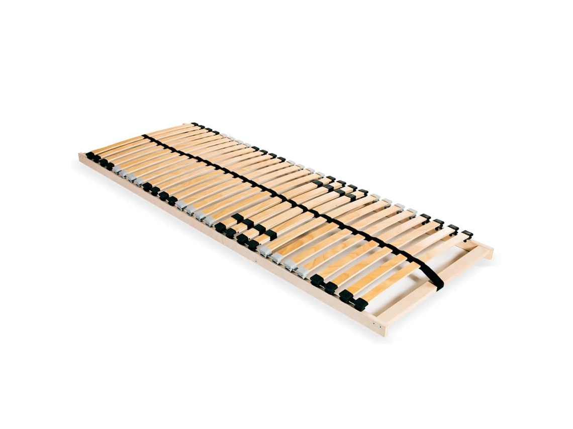 Vidaxl Estrado De Ripas Com 28 Ripas 7 Zonas 90x200 Cm