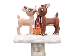 Luminária de Natal Efeito Fogo Ardendo com Luzes Piscantes Resina Plug In com S/MARCA