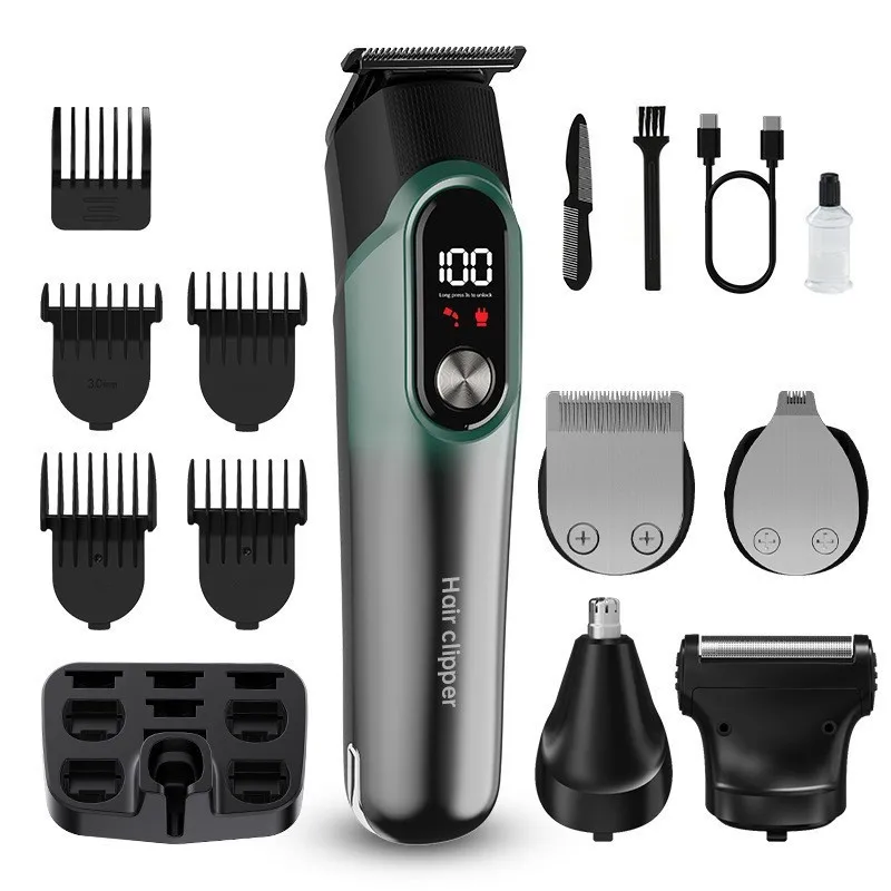 Aparador Facial À Prova D'água, Máquina De Cortar Cabelo À Prova D'água, Aparador De Pelos Do Nariz, Aparador De Precisão Sem Fio