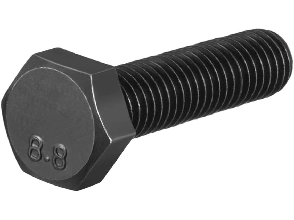 Parafusos de Fixação M8x30mm Aço Grau 8.8 Preto 15 Unid CHABERLU