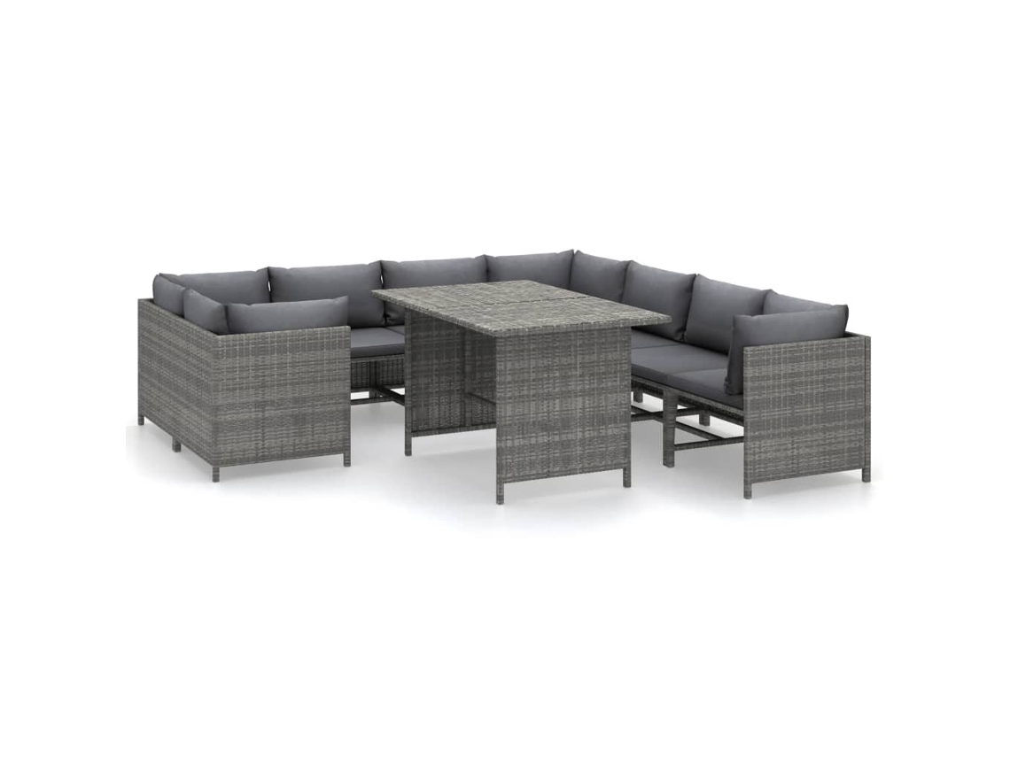 Garden Lounge Set, Garden Lounge Sets Vidaxl Cinzeto Rattan / Vime (n/a)