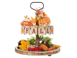 Laxiscreed Rautas De Madeira Para Thanksgiving Com Ornamentos De Abóboras E Decoração De Outono