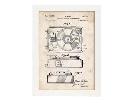 Póster NACNIC de Patente de Som e Imagem 3. Perda com Design Antigo de Patentes