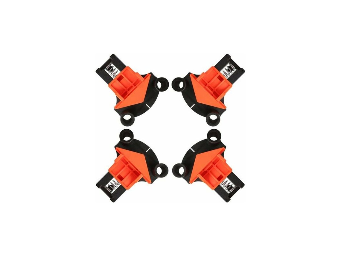 Grampo angular BRILVIBERA, 90°, alumínio