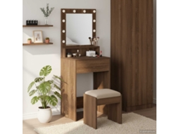 Vidaxl Mesa De Vestir Carvalho Marrom 50 X 41 X 135 Cm