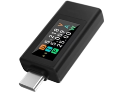 Testador Multifuncional -1902l Usb Tipo C 4-30v Máximo 12a Amperímetro