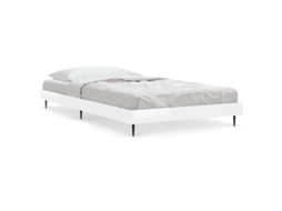 Bed Frame, Bed Frames Vidaxl Branco Madeira Processada (90 X 200 Cm)