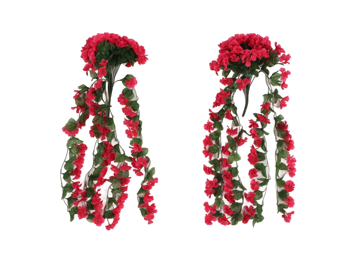2pcs Flores Violetas Pendentes LAXISCREED