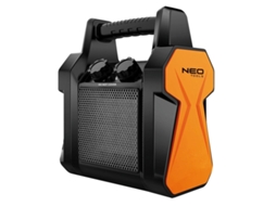 90 061 Aquecedor de ambiente cerâmico elétrico Ptc 3000 W Preto, Laranja Neo Tools
