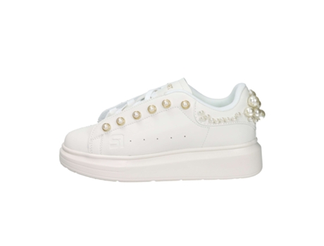 Sapatilhas De Mulher Shop Art Bassa Oro Sintetico Branco (39)