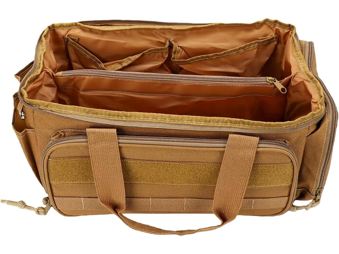Bolsa Para Ferramentas Resistente Com Alça Acolchoada E Zíper Duplo, Base Antiderrapante Revestida Em Pu, Ideal Para
