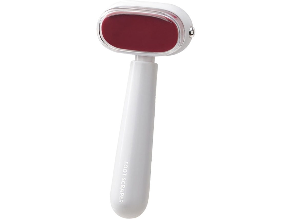 Lixa de aço inoxidável para os pés, lixa de pedicure dupla face, reutilizável