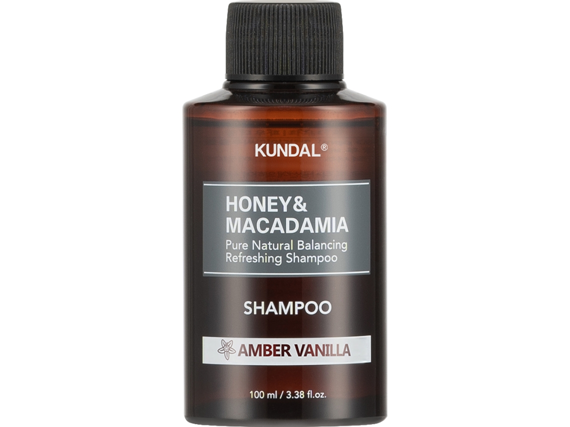 Kundal Honey Macadamia Naturshampoo Baby Powder, Shampoo Sem Sulfatos 500 Ml