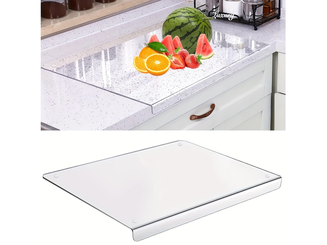 Tábua De Corte Com Borda Para Mesa, 39 × 33 Cm, Antiderrapante, Dupla Face, Para Uso Doméstico, Confeitaria E Organização Da Cozinha