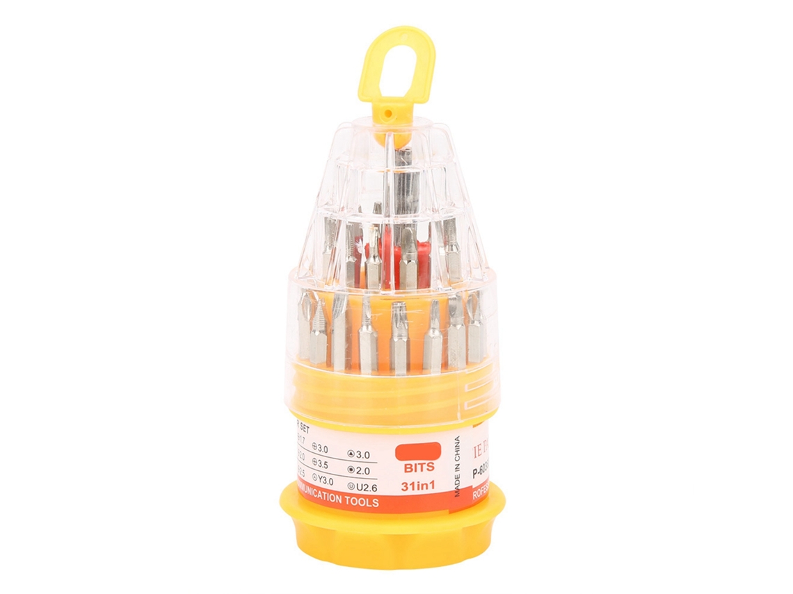 Conjunto De Chaves De Fenda 31 Em 1 Com Bits Magnéticos Para Reparo De Celular E Impressora 3d