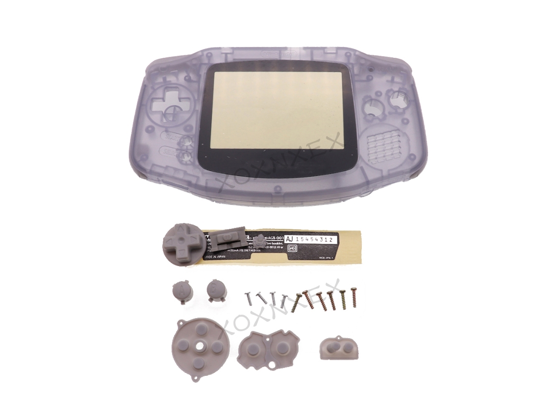 Capa Rígida Para Nintendo Game Boy Gba, Com Lente De Tela, Carcaça Substituível Para O Console Game Boy Advance.