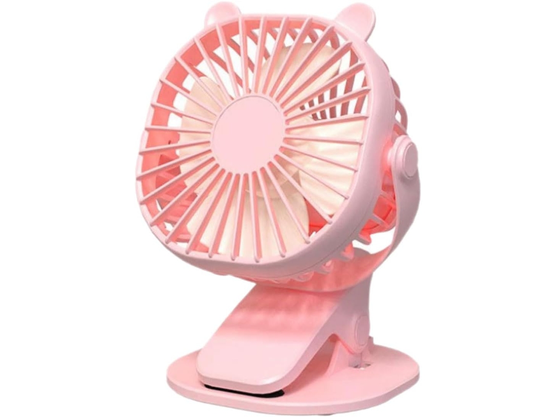 Ventilador com Clipe Recarregável Três Velocidades S/MARCA