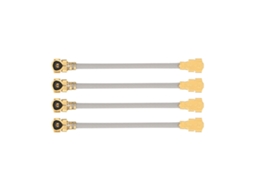 Aetheria 4pcs Cabo de Extensão Ipex Fêmea para Fêmea 3cm Adaptador Conexão Placa de Rede