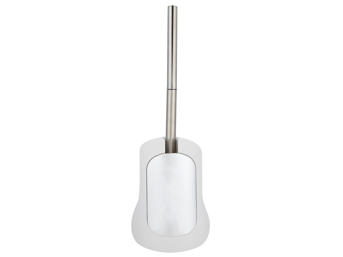 Conjunto de Pincel de Privada com Suporte de Parede Aço Inoxidável S/MARCA