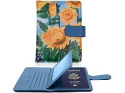 Capa Para Passaporte Viagens(feminino/masculino), Carteira Fofa Para Passaporte Com Bloqueio Rfid, Porta, Cartões