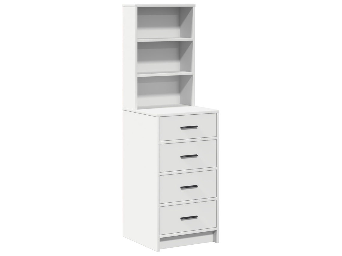 Conjunto 1 Mesa Buffet Vidaxl Branco Derivados De Madeira (40 X 41 X 135 Cm)