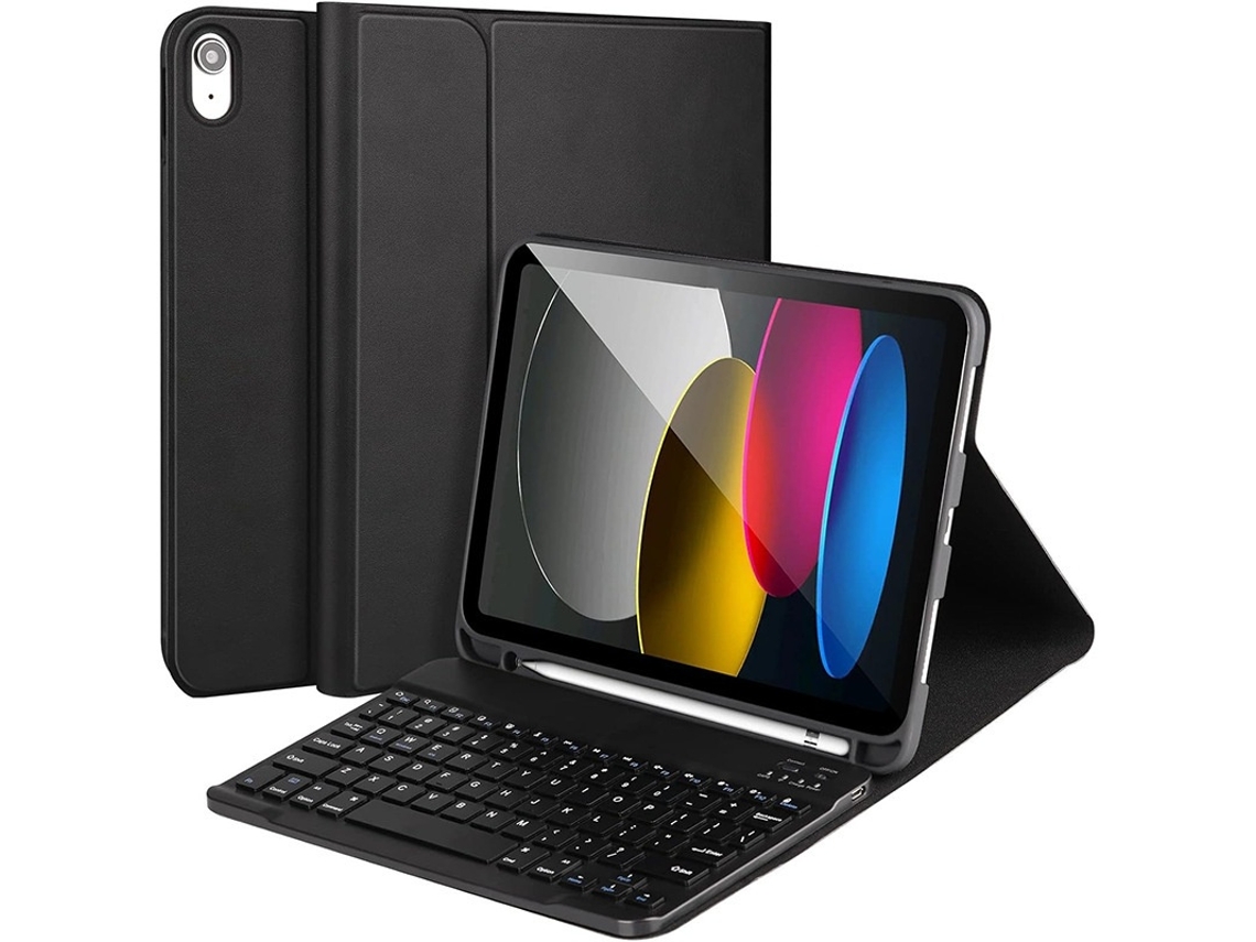 Lurelia Capa Com Teclado Bluetooth Para Ipad Mini 2 Com Suporte Para Caneta