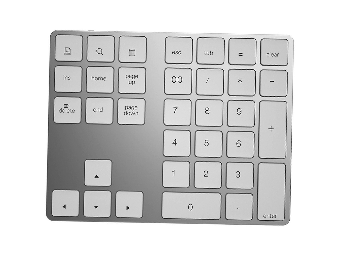 Teclado Numérico De 34 Teclas Para Pc, Preto Ly Ebike