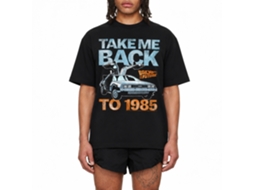 Rockinstone Back To The Future Movie Take Me Back To 1985 Black Adult T-shirt Size:l