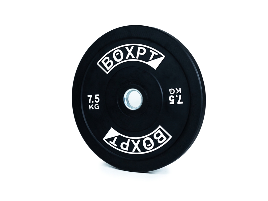 Disco Olímpico Preto 7.5kg BOXPT EQUIPMENT