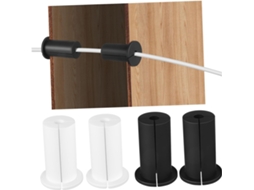 Conjunto De 4 Passa-cabos De Silicone Para Passagem Cabos Na Parede, Com