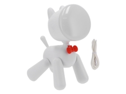 Lâmpada de Mesa Infantil com Led Cuidado com os Olhos Forma de Cachorro Usb Recarregável para Quarto | S/MARCA