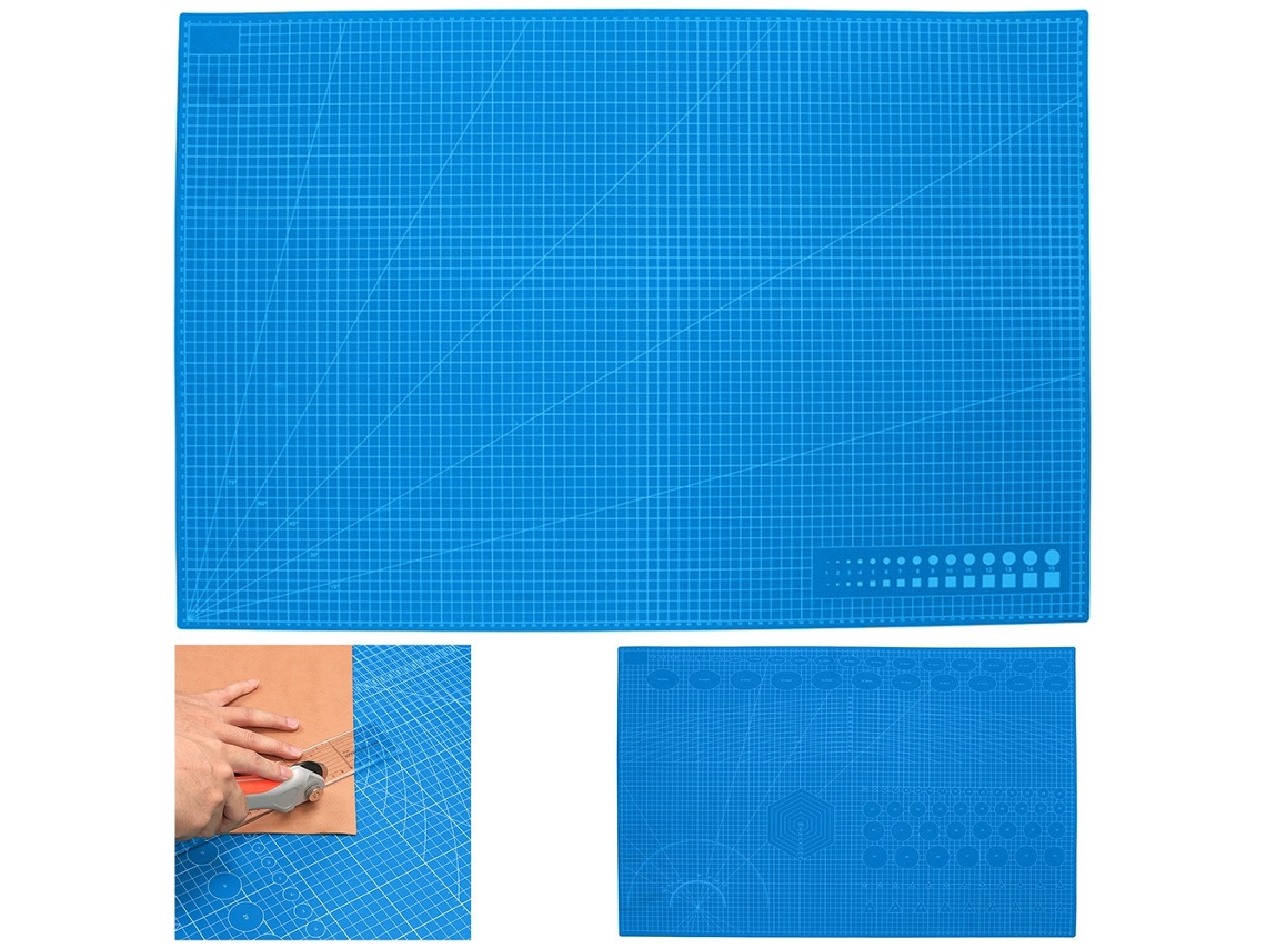 Base De Corte, Auto, Regenerativa (84x59 Cm) Azul