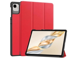 Capa De Couro Para Tablet For Honor Pad X9 Pro Custer Pure Color Com Suporte Triplo