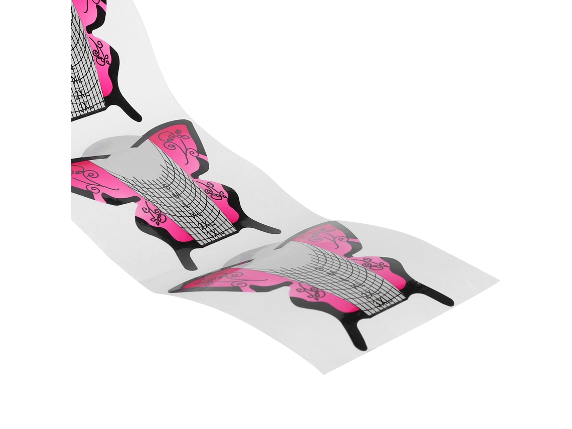 Formas De Extensão De Unha (300 Peças, Em Forma De Borboleta, Autoadesivas) Eoocoo