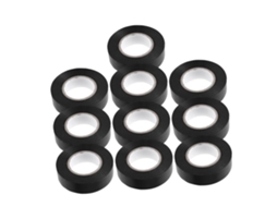 Conjunto De 10 Fitas Isolantes Alta Temperatura Cabilock, Em Pvc Resistente Ao Desgaste, Para Uso Elétrico E Automotivo