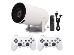 Projetor Portátil 4k LAXISCREED com Controles de Jogo