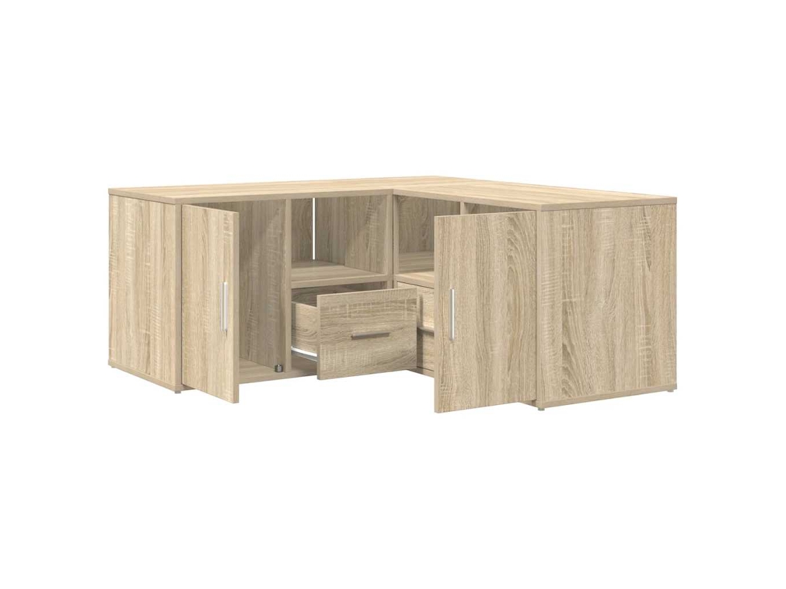 Corner Cabinet, Corner Cabinets Vidaxl Marrom Madeira Processada (n/a)