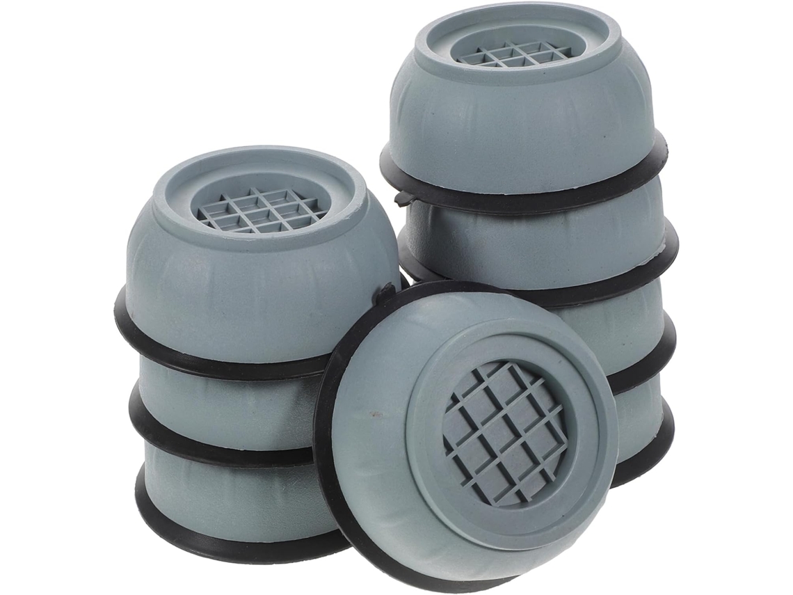 Conjunto De 8 Almofadas Antivibração Para Máquina Lavar Roupa Popetpop, Impermeáveis E Em Pp, Com Ventilação
