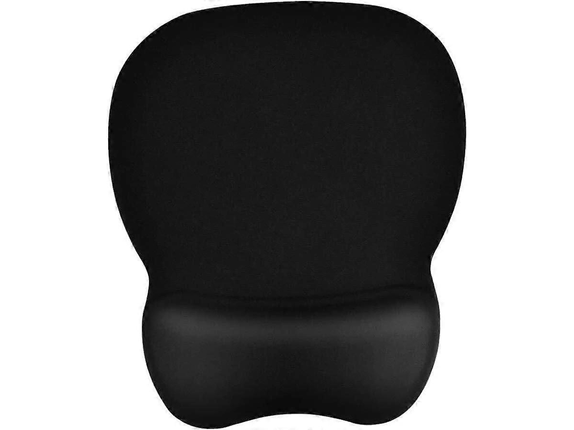 Mouse Pad Slowmoose de espuma viscoelástica com apoio para as mãos e base de borracha antiderrapante, preto