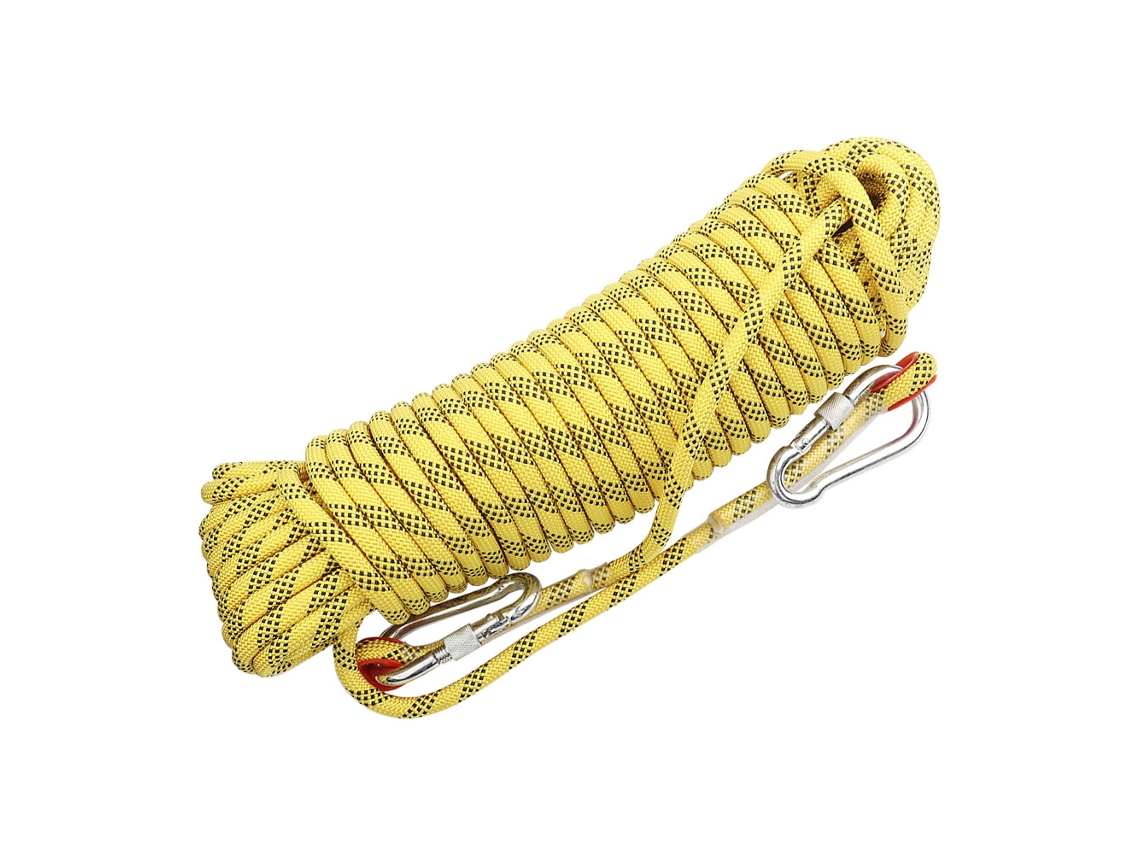 Corda de Escalada Externa 30m 10mm Amarela