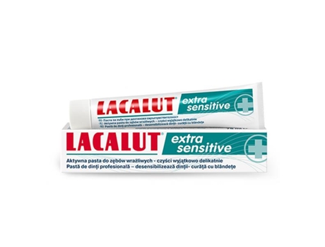 Pasta De Dentes Para Sensibilidade Lacalut Extra Sensível 75 Ml Natur Produkt Pharma
