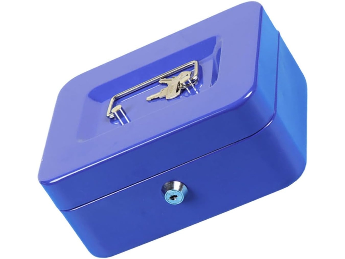 Caixa De Armazenamento Com Fechadura E Chave De Segurança Para Bilhetes (1 Unidade)